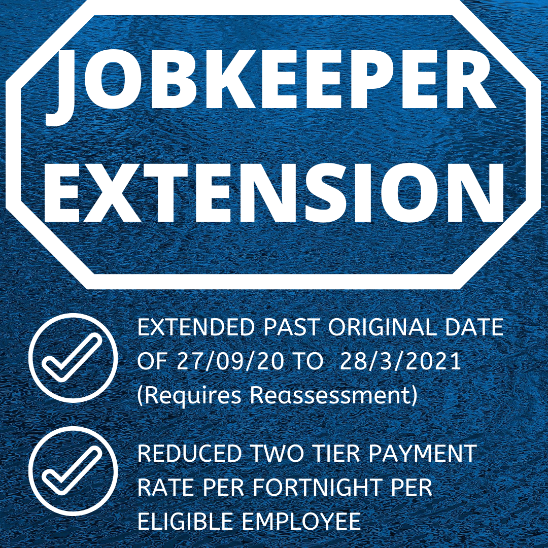 Sbg Accountants Jobkeeper Payment Scheme Extension And Changes